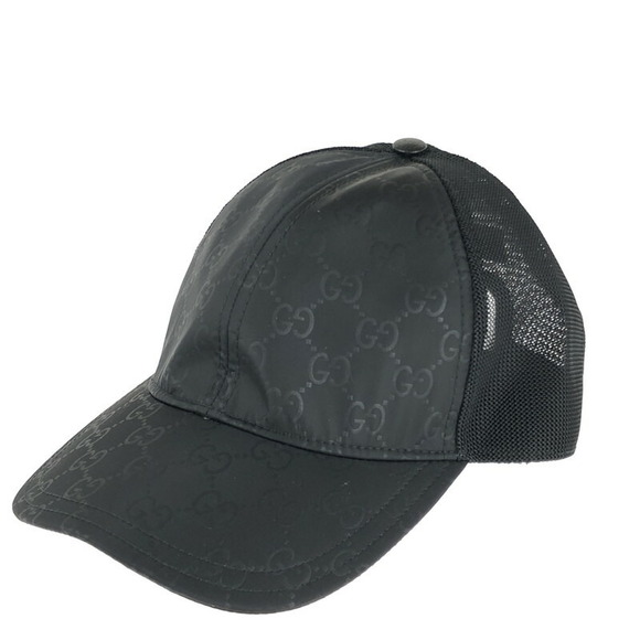 Gucci GG Mesh Baseball Cap Black - Picture 1 of 9
